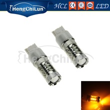 80W 倒车灯LED T20 7440 单丝 转向灯 倒车灯 黄色