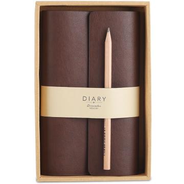 得力 （deli）22218旅行本(棕色) 皮面 笔记本